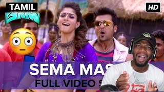 Sema Masss | Full Video Song | Suriya, Nayanthara, Premgi Amaren, R Parthiepan, Pranitha (REACTION)