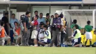 2012.9.23　ＦＣ岐阜ＶＳ湘南　選手入場