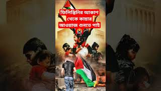 ফিলিস্তিনের আকাশ থেকে কান্নার আওয়াজ শুনতে পাই 😭😭😭#bangla #motivation #shorts #video #islamic