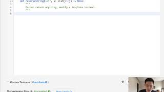 Leetcode - Reverse String (Python)