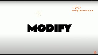 MODIFY (verb) meaning with examples in sentences