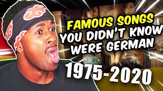 FAMOUS SONGS I NEVER KNEW WERE FROM GERMAN ARTISTS  (I'M MIND BLOWN RN)