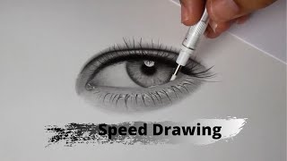 SPEED DRAWING- Desenhando um Olho Realista
