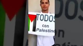 ronaldo palestine flag | ronaldo palestine support | #palestine  #israel  #news  #islamic #ronaldo