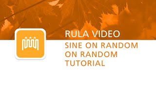 TestUP: How to Setup Sine and Random on Random Profile