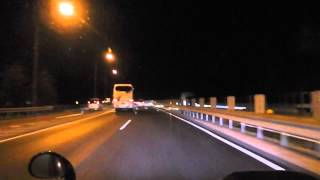 【夜間車載ＦＨＤ】～山陽自動車道（下り１９・福山ＳＡ→三原久井）～