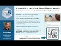 CW26 Lightning Talk: ConveRSE - mental health in the research software community