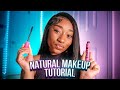 CLEAN GIRL SIMPLE  EVERYDAY NATURAL MAKEUP ROUTINE | FOR BLACK GIRLS ♡