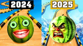 Going Balls: Watermelon 2024 Levels vs Watermelon 2025 Levels! Race-874