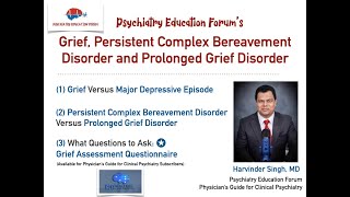 Persistent Complex Bereavement Disorder Versus Prolonged Grief Disorder