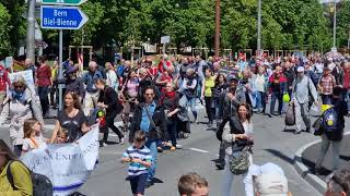 Stiller Protest - Demo Neuchâtel - 22.5.2021