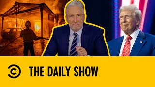 Jon Stewart Calls Out GOP's Conditions On California Fire Aid | The Daily Show