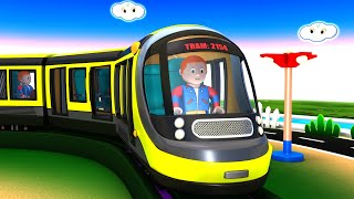 METROPOLIS CITY - Super Hero Cartoon Train Toy Factory