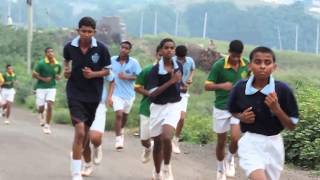 Sainik School Bijapur Cross Country, seniors running, 7 Sept 2013, 2