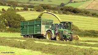 Silaging the Hills - John Deere on the Grade.  THE LAST Farming Video.