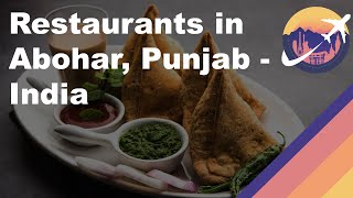 Restaurants in Abohar, Punjab - India