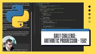 Python Solution for LeetCode 1502: Can Make Arithmetic Progression From Sequence