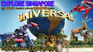 Explore Singapore : අඩු Budget එකකින් තනියම Singapore යන්න - Episode 9 - විස්මලන්තයේ විශ්වලන්තය