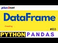 Pandas DataFrame creating from Excel CSV files #03