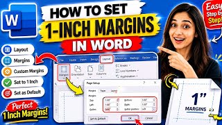 How to Set 1 Inch Margins in Microsoft Word | Easy Word Tutorial 2026