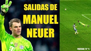 Las MEJORES SALIDAS y juego con los PIES de MANUEL NEUER