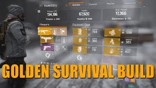 The Division - Ultimate Golden Survival Build