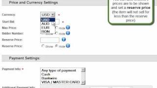 Auction Factory - User Profile, Creating new Auction and Bidding Tutorial