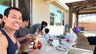 Celebrating memorial weekend with family