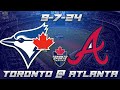 9-7-24 Toronto Blue Jays vs Atlanta Braves Game Audio | MLB LIVE Streamcast & Chat