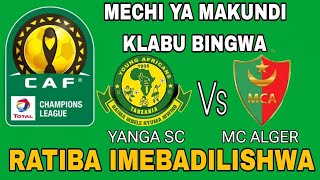 🔴#LIVE KIMENUKA; CAF WATOA TAMKO MUDA HUU WATANGAZA KUBADILI RATIBA MECHI YA YANGA NA MC ALGER.....