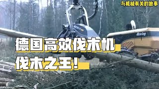 德国伐木机：高效黑科技！一小时砍100亩，被称为伐木王