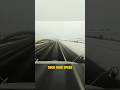 Snow Plow Travels Too Fast on Road #dashcam #truck #highway