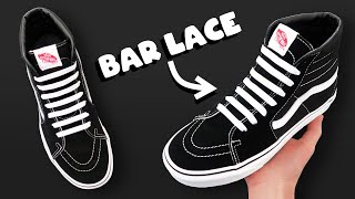 How To Lace VANS Sk8-Hi | VANS Sk8-Hi lacing tutorial (BEST WAY!)