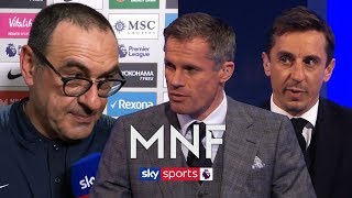 Gary Neville & Jamie Carragher react to Maurizio Sarri's comments on Eden Hazard's transfer!