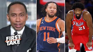 FIRST TAKE | Knicks look to go up 3-0 at Philly - Stephen A. Smith: Jalen Brunso