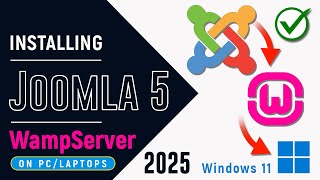 How to install Joomla 5 in WampServer Localhost on Windows 11 - 2025