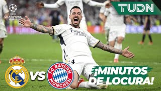 ¡REMONTADA! ¡MINUTOS DE LOCURA! Real Madrid 2-1 Bayern | UEFA Champions League 2023/24 - Semis |TUDN