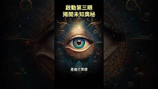 啟動第三眼，突破界限，揭開未知奧秘 Activate the third eye and uncover the unknown mysteries