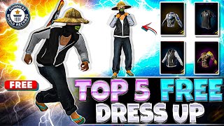 I FOUND PERFECT NO TOP UP DRESS COMBINATION FOR FREE FIRE PLAYERS 🥵⚡||