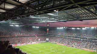 1. FC Köln - Borussia Dortmund (1:3) - Torjubel / Torhymne