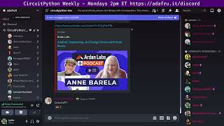 CircuitPython Weekly Meeting for June 12, 2023 @circuitpython #circuitpython #adafruit