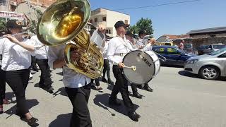 Marshimi i Orkestrës Frymore “Çesk Zadeja” nga Sheshi i Dëshmorëve të UÇK-së në Shtime. 12 QERSHOR