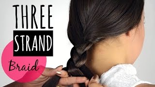 Trenza de 3 Cabos( trenza de tres) /three strand braid