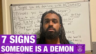 7 Signs Someone In Your Life Is A Demon