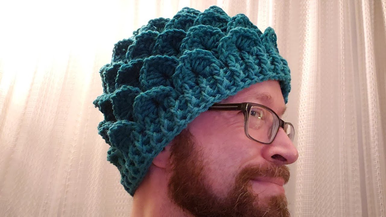 Part 1 Crocodile Stitch Hat Top Down Version Crochet Tutorial