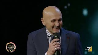 Gazzetta Sports Awards 2023: Luciano Spalletti premiato allenatore dell'anno