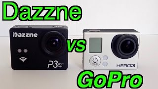 Dazzne P3 vs GoPro Hero 3 Black - Camera Review  -  Out For An ATV Ride!