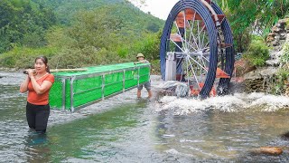 How To Make Fish Traps From Iron and Plastic Nets. Life in village / Ly Hieu Hieu