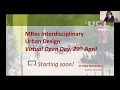 MRes Interdisciplinary Urban Design Open Day 29/04/2020