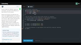 Javascript Objects 1 - Combining Objects With Our Other Tools : Codecademy